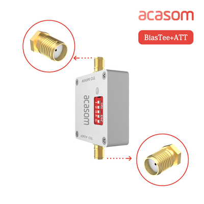 ضخیم کننده رادیویی دیجیتال قابل تنظیم 0-4Ghz 1-16dB هشت گین بیاس Tees با منبع برق
