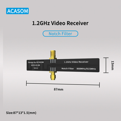 از بین بردن تداخل فیلتر نوچ باندپاس 1080MHz برای قطعات بدون سرنشین 868/915GHz