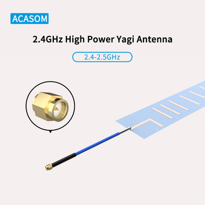 RFSMA مرد Yagi Drone Jammer آنتن 50 اوم 13 دی بی آی افزایش بالا