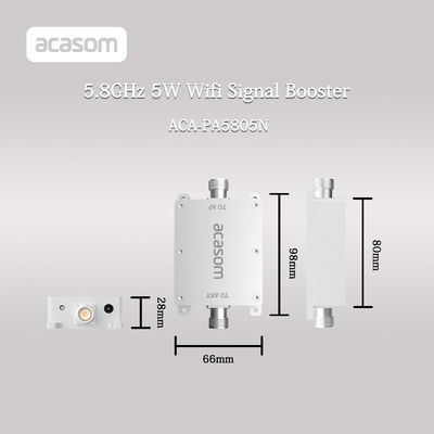 5w 5.8GHz Signal Booster Range Extender برای دامنه فرکانس 5.725-5.85GHz