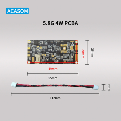 تقویت کننده سیگنال RF قدرتمند 5W 37dBm 12V PCBA برای 5.8GHz و 2.4GHz گسترش محدوده بی سیم