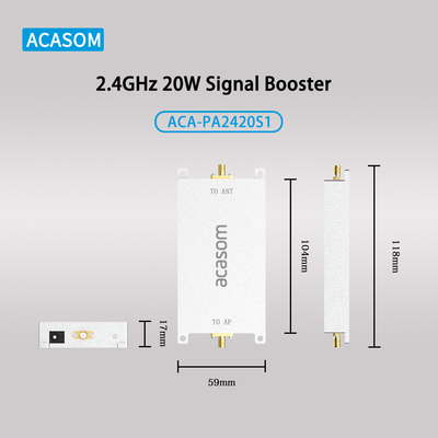 2.4GHz تقویت کننده سیگنال بدون سرنشین 20W Range Extender افزایش انتقال بالا
