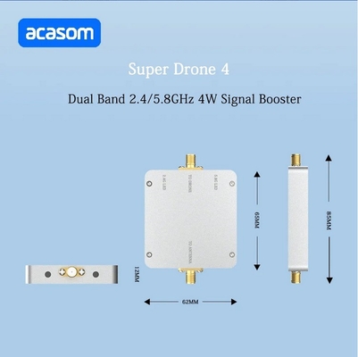 4W 36dBm دو باند تقویت کننده بدون سرنشین 2.4 5.8 GHz RX و TX فرکانس کانال دوگانه