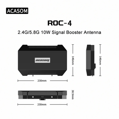 10W RF Transceiver 8000mAh دو باند Drone Signal Extender Dji تقویت کننده UAV