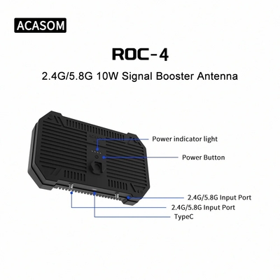2.4GHz 5.8GHz آنتن تقویت کننده سیگنال DJI اتصال کنترل از راه دور