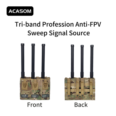 2350MHz-2550MHz 50 وات قابل حمل Drone Jammer منبع سیگنال RF با قدرت بالا